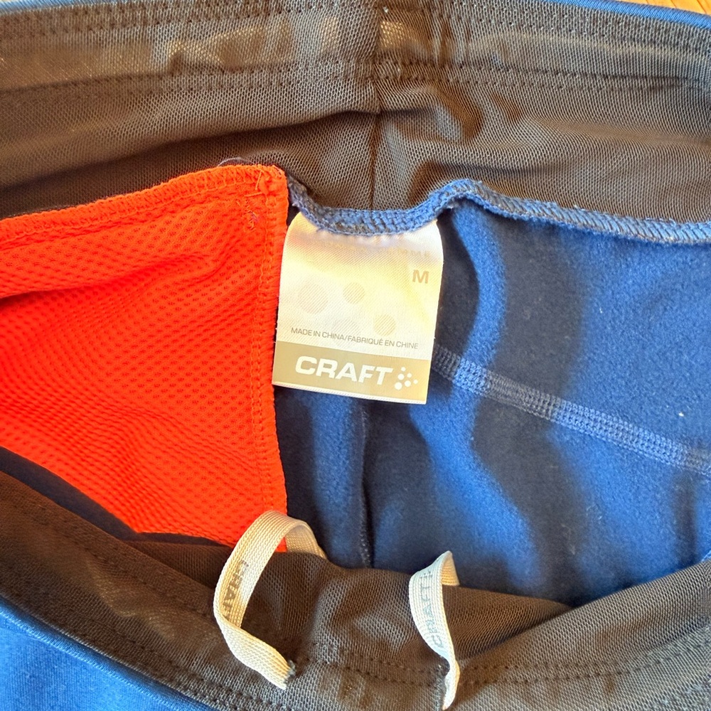Craft women’s Vibrant Blue and Coral Leggings size Medium - Picture 4 of 14